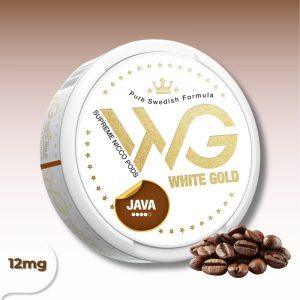 פאוץ ניקוטין White Gold Java Espresso 12mg בטעם אספרסו