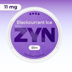ZYN Blackcurrant Ice Slim 11mg – פאוצ׳ ניקוטין דומדמניות