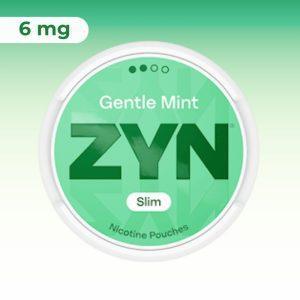 ZYN Gentle Mint Slim 6mg – פאוצ׳ ניקוטין מנטה עדינה