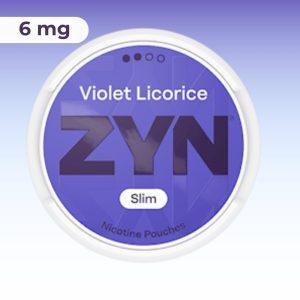 ZYN Violet Licorice Slim 6mg – פאוצ׳ ניקוטין ליקוריץ סגול