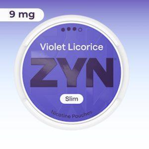 ZYN Violet Licorice Slim 9mg – פאוצ׳ ניקוטין ליקוריץ סגול