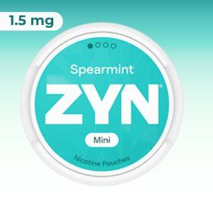 ZYN Spearmint Mini Normal 1.5mg nicotine pouches – original Swedish formula
