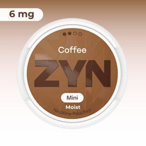 ZYN Mini Coffee Moist 6mg — שקיקי ניקוטין בטעם קפה
